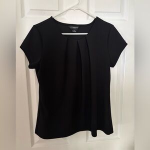 Liz Claiborne Classic Black Short Sleeve Top